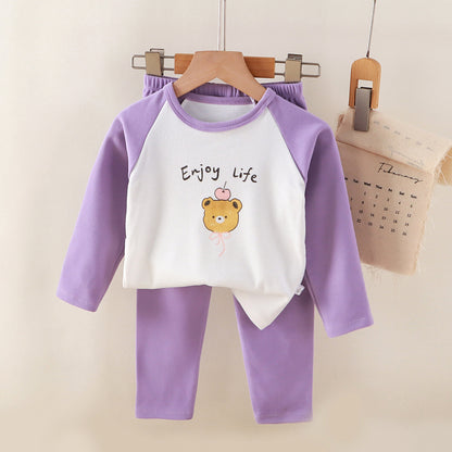 Christmas Pajama Set for Kids, Thermal Underwear
