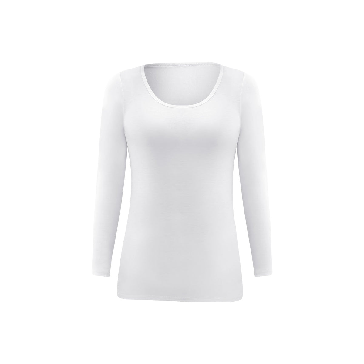 Women's Long Sleeve Undershirt, Modal, Round Neck