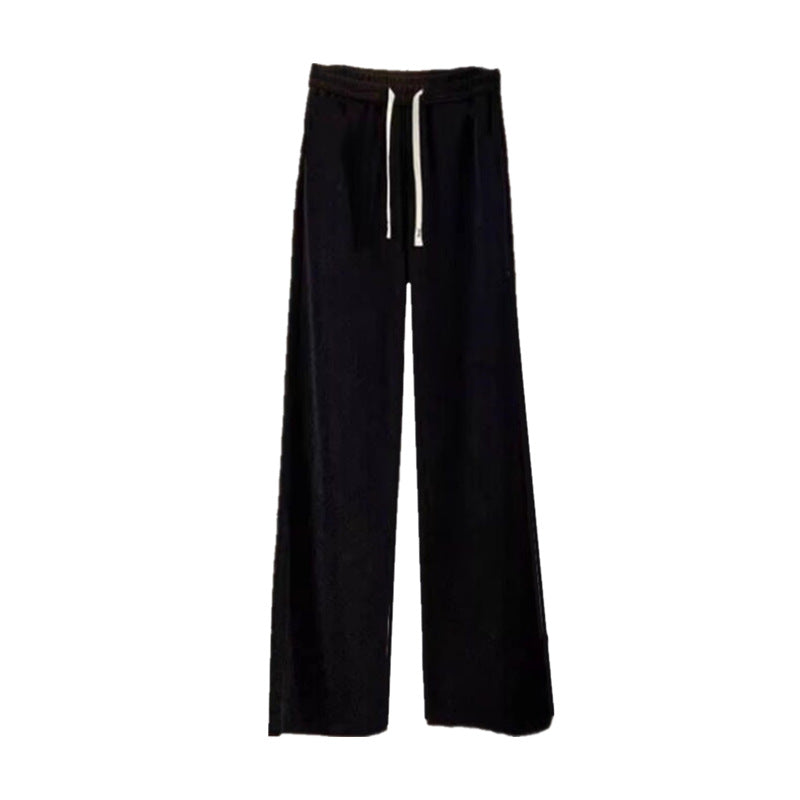 Women's wide-leg corduroy pants, lined