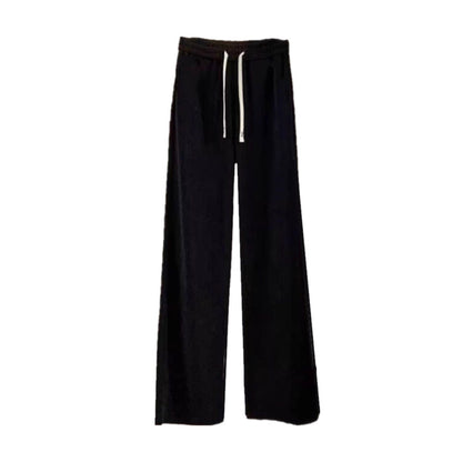 Women's wide-leg corduroy pants, lined