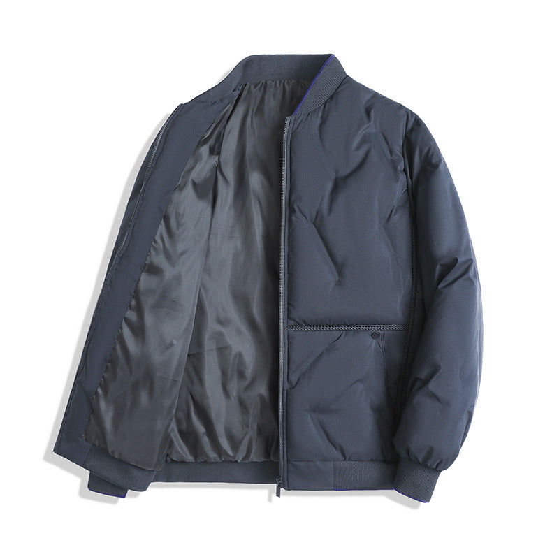 Men's winter jacket, padded, reversible