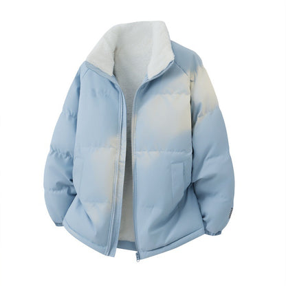 Warm, loose winter jacket for women and men