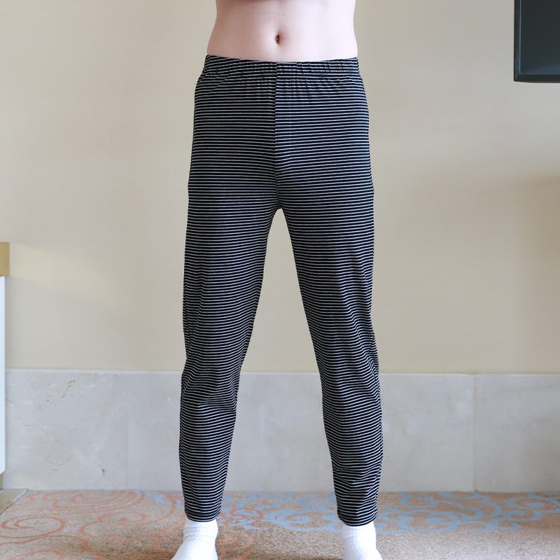 Cotton underwear set for men, striped/checkered
