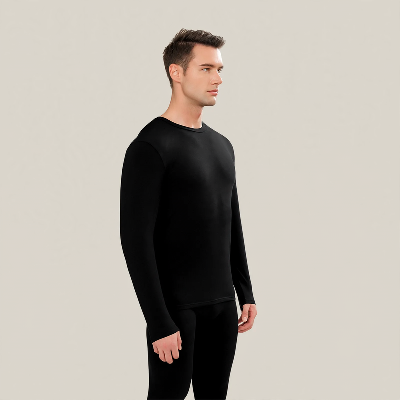 Antibacterial thermal underwear set made of cotton