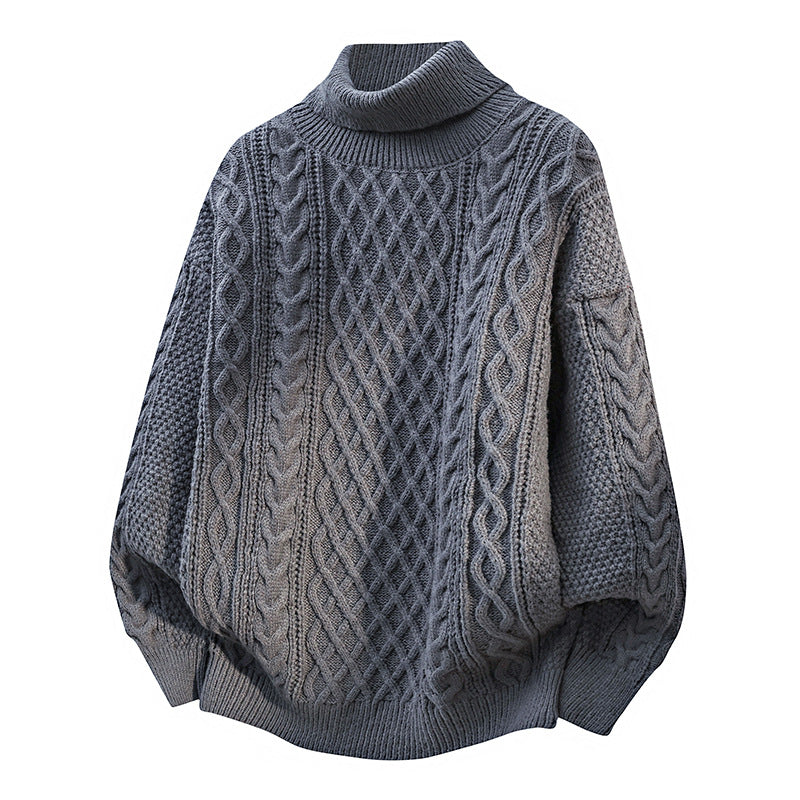 Men's cable knit sweater