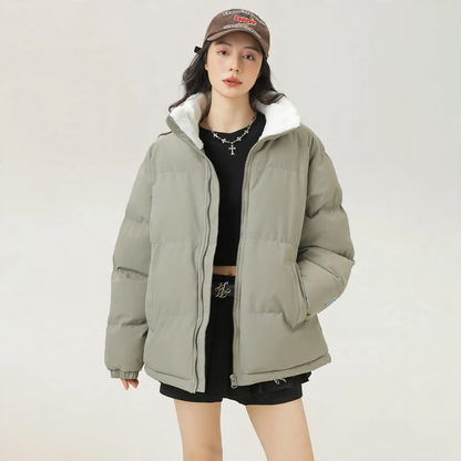 Unisex-Winter Jacket, Lamb Fleece, Lined, Warm