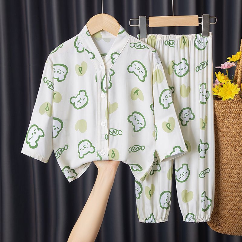 Lightweight children's pajamas for summer