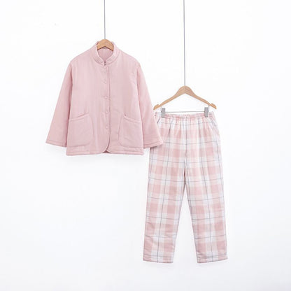 Padded cotton house suit, Japanese style