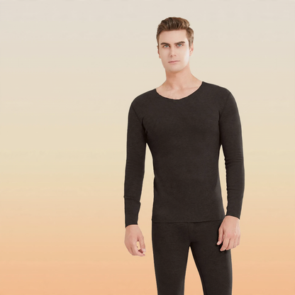 Thermal underwear set made of cashmere and silk