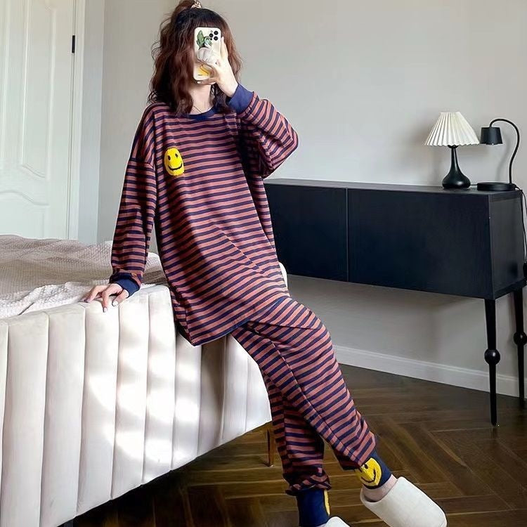 Warm Pajama Set, Lined, Plus Sizes