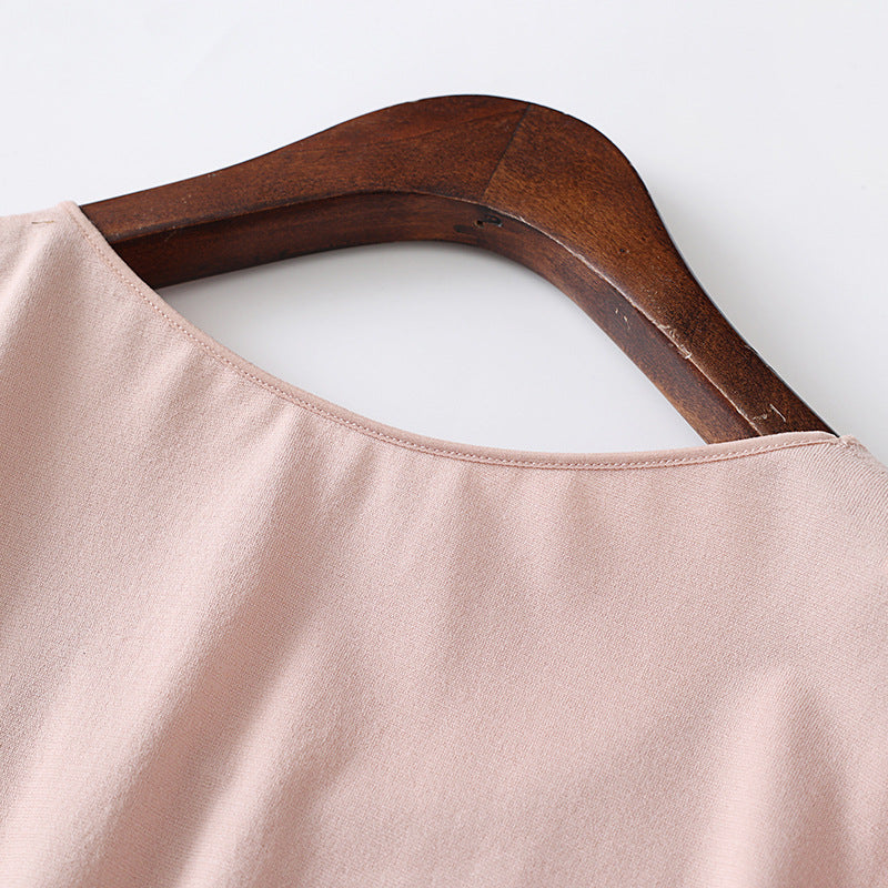 Women's thermal top, fitted, round neck