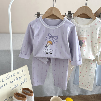 Kids Pajama Set, Cotton Blend, Various Patterns