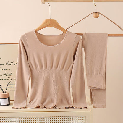 Women's Thermal Underwear Set, Shaping, Round Neck