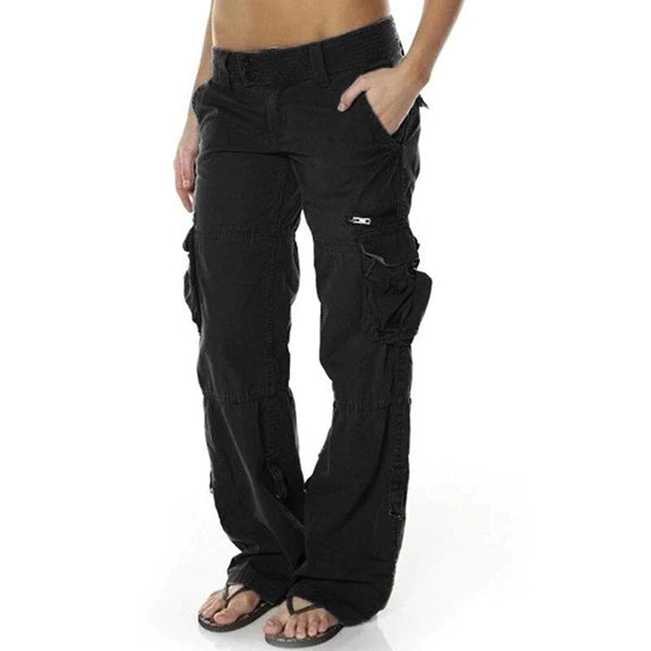 EVA-US Women's Cargo Pants with Pockets