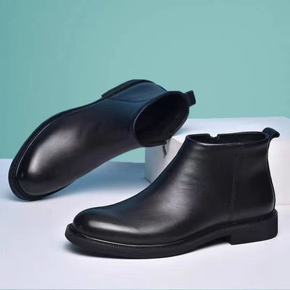 Men's Chelsea boots, PU leather, non-slip, lined