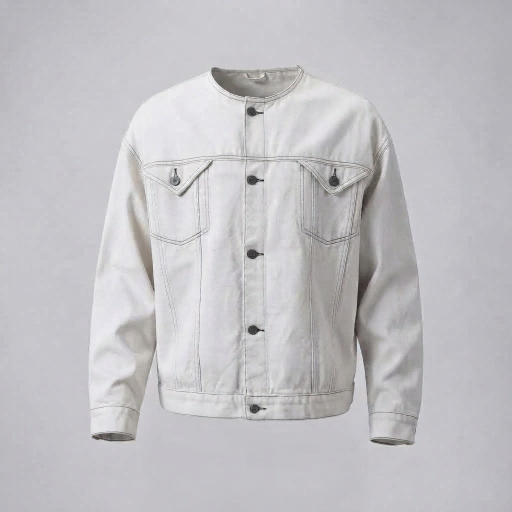 Men's Plus Size Denim Jacket EVA-US