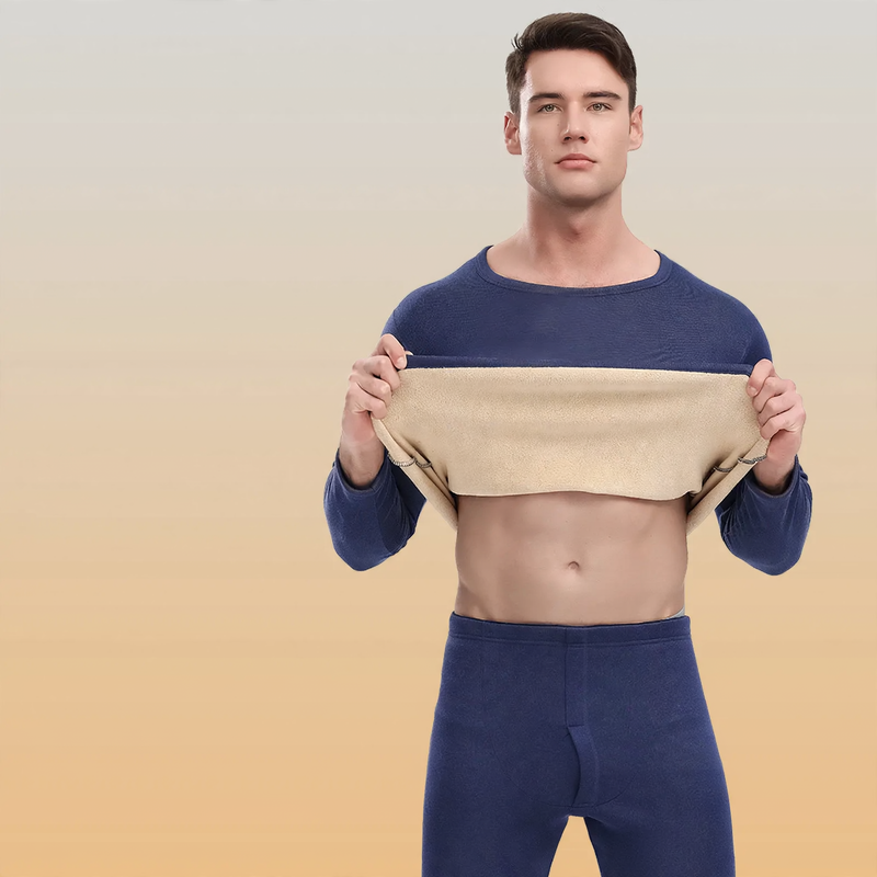 Padded thermal underwear set, unisex