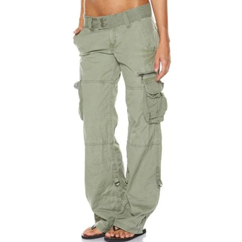 EVA-US Women's Cargo Pants with Pockets