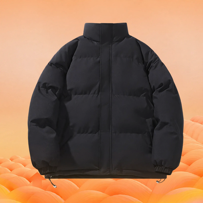 Padded men's quilted jacket in oversized look