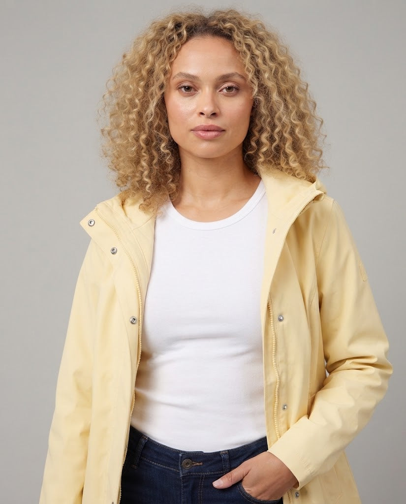 Women Water-Repellent Outdoor Jacket with Hood EVA-US