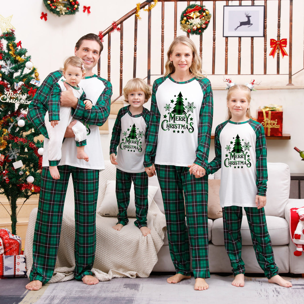 Christmas pajama set for the whole family