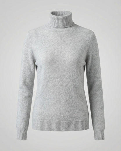 Fudus turtleneck sweater women – soft fine knit