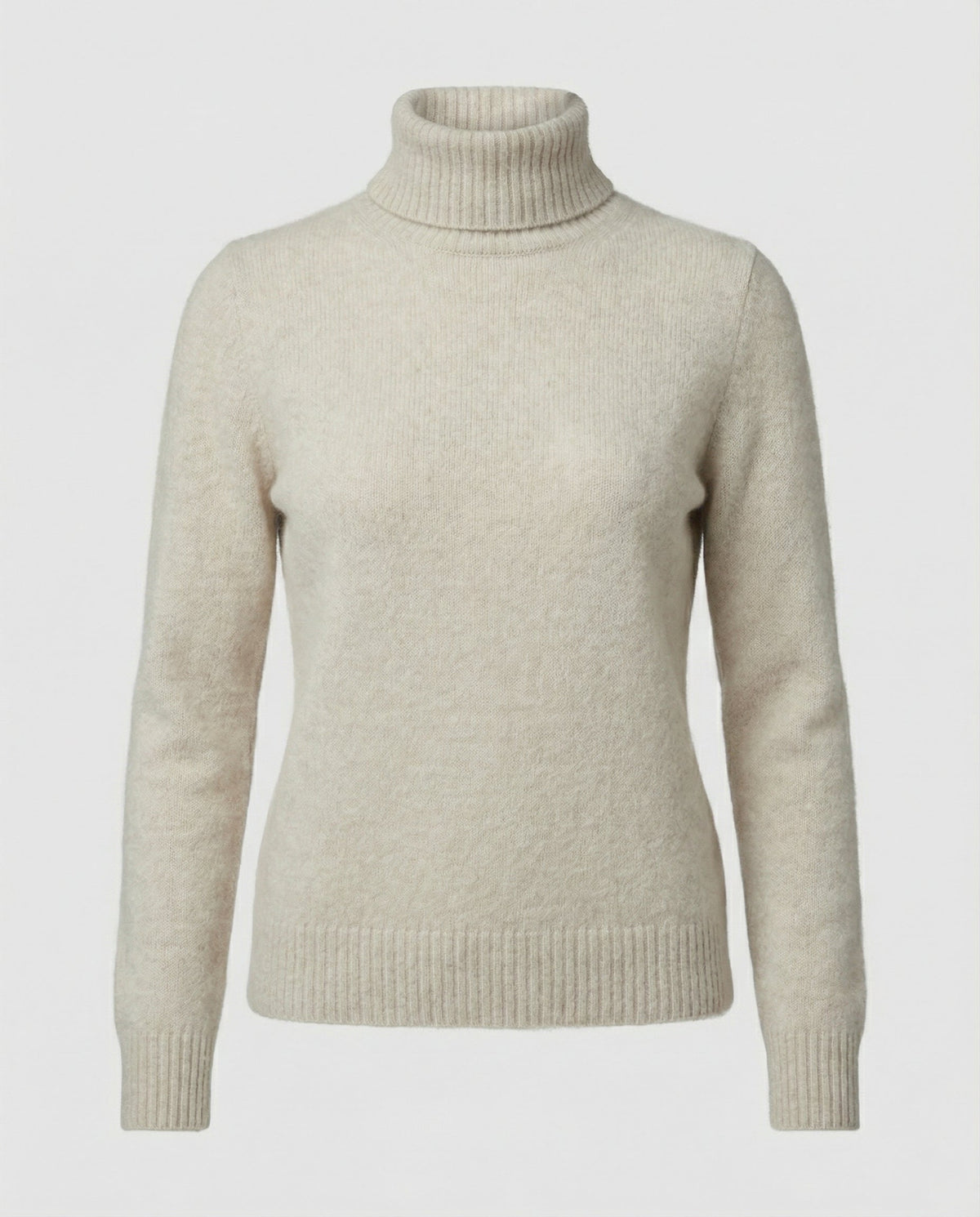 Fudus turtleneck sweater women – soft fine knit
