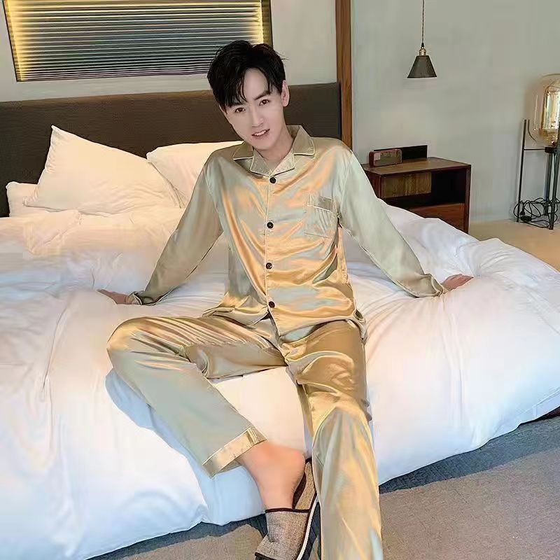 Pair-Pajama-Set, Eisseide, long-sleeved, plus sizes