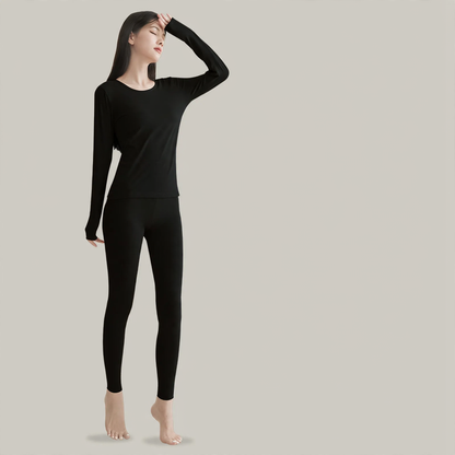Women's Thermal Underwear Set, 95% Cotton, antibacterial