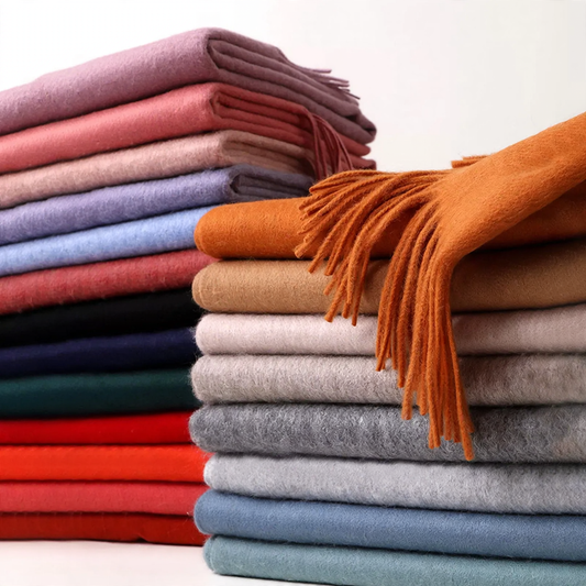 Solid color scarf made of cashmere imitation, 70x200cm