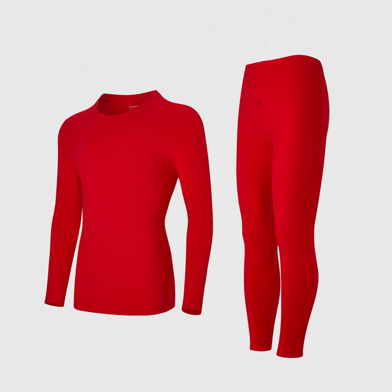 Antibacterial cotton thermal underwear set