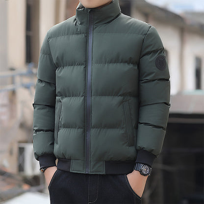 Padded men's winter jacket in Korean style
