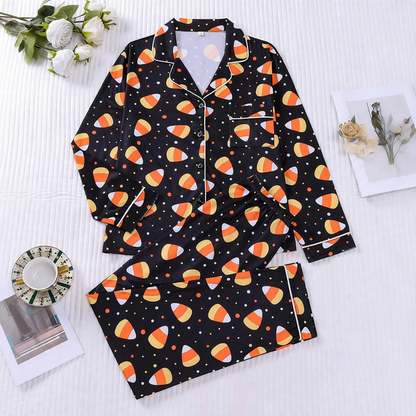 Women's Pajama Set, Long Sleeve, Christmas Motif