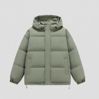 Warm, loose winter jacket for women and men