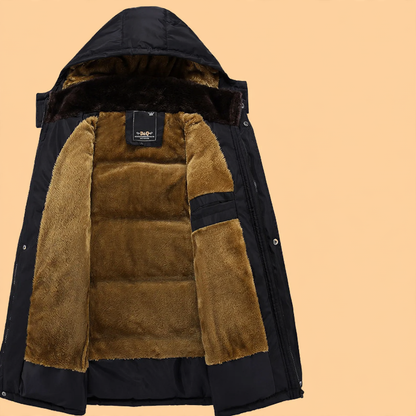 Men's winter jacket, padded and warm, for men