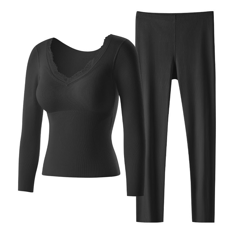 Women’s Thermal Underwear Set with Cashmere Blend