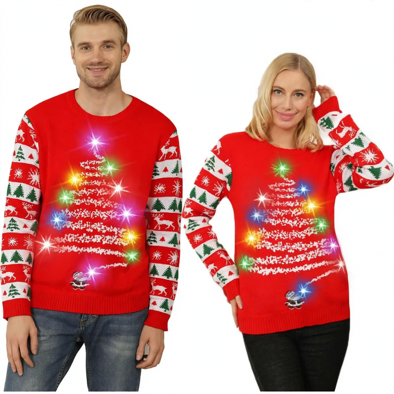 Shining Christmas sweater for couples H 56257
