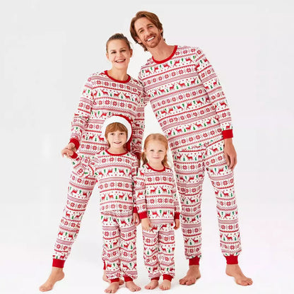 Christmas Pajama Set for the Family, Festive Print