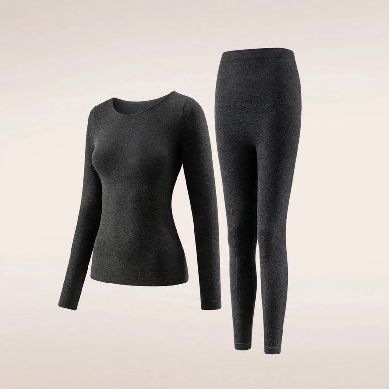 Thermal women's underwear set for body shaping