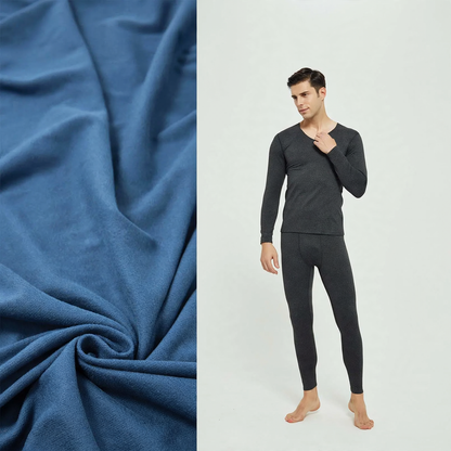 Men's Thermal Set, V-Neck, Brushed, Seamless