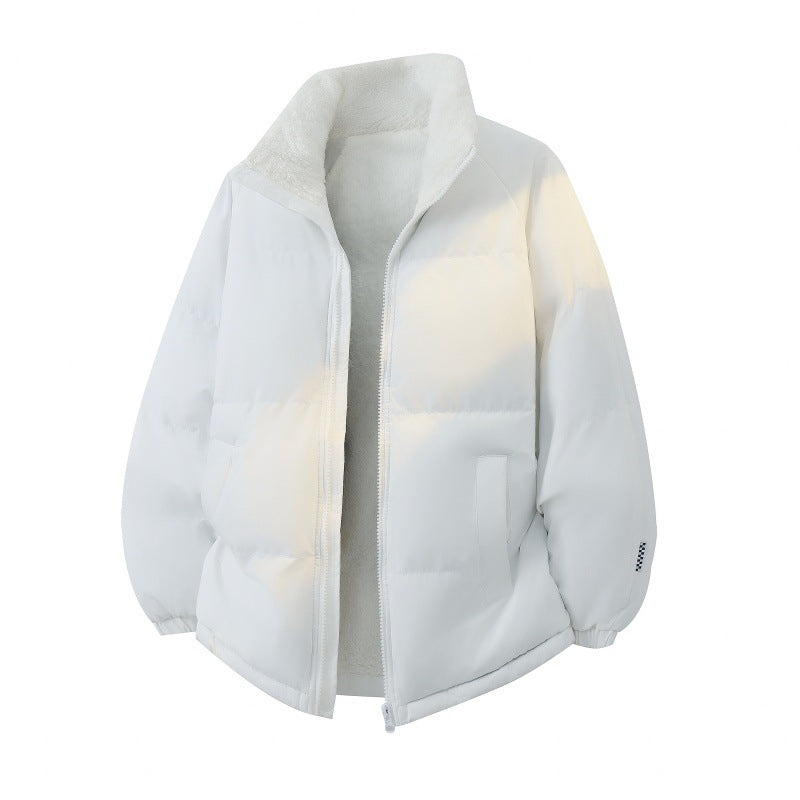 Warm, loose winter jacket for women and men