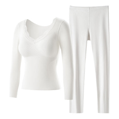 Women’s Thermal Underwear Set with Cashmere Blend