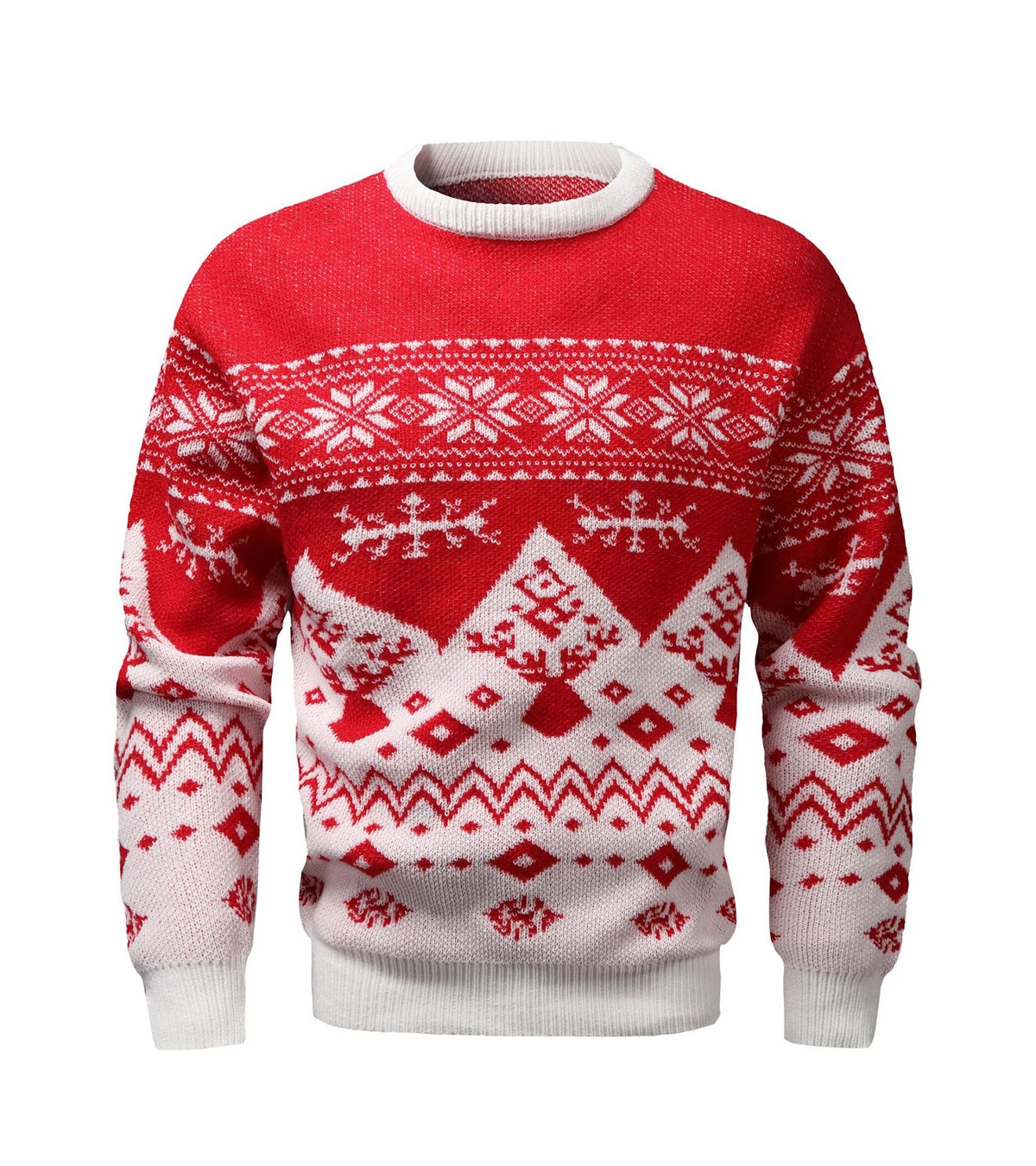 Retro Christmas sweater in American style
