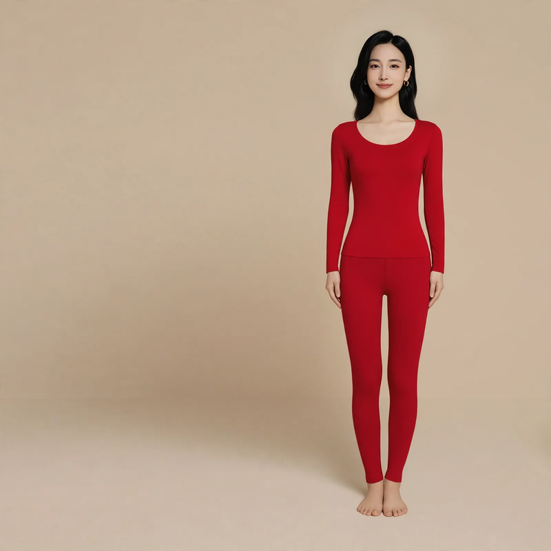 Women's thermal underwear set, antibacterial