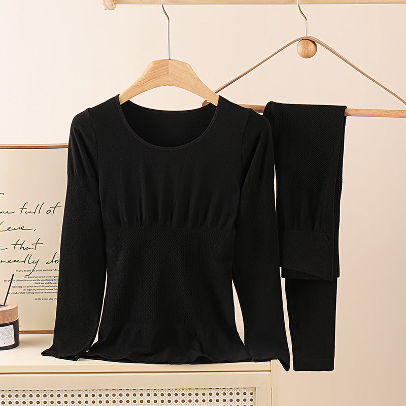 Women's Thermal Underwear Set, Shaping, Round Neck