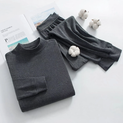 Cotton thermal underwear set for ladies and gentlemen