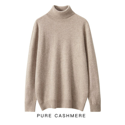 Men's knitted sweater made of 100% wool, loose fit