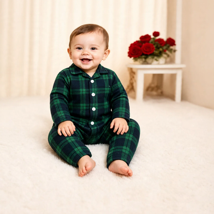 Family Pajama Set, checkered, Long Sleeve, 2632