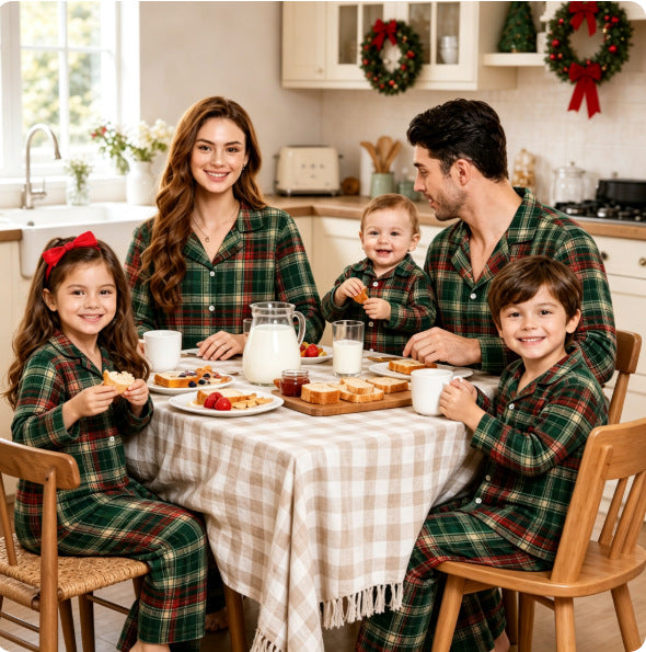 Christmas Family Pajamas, checked
