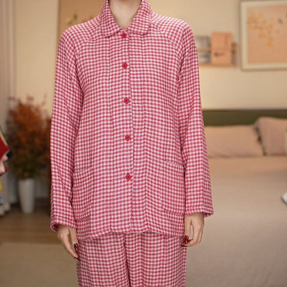 Unisex-house suit, 4-layer cotton gauze, soft